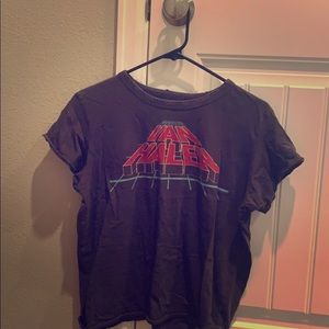 Distressed Van Halen Band tee
